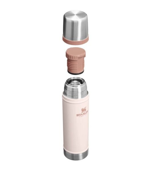 Stanley Klasik Vakumlu Çelik Termos 0.60 Litre Pudra Renk