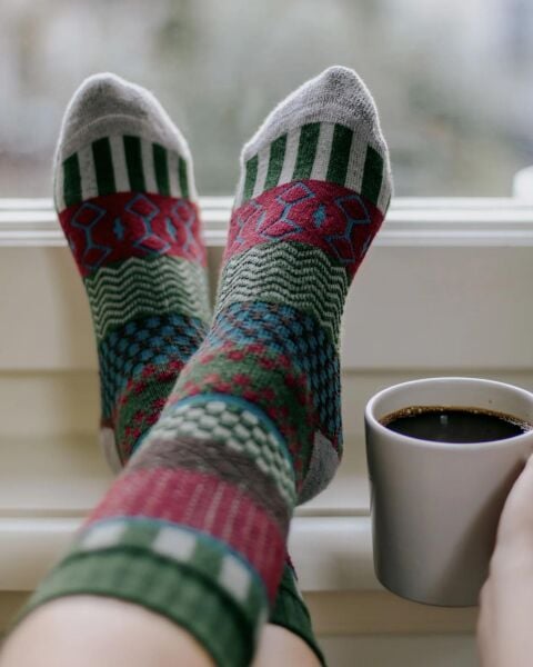 Polarstar İskandi̇nav Tarzi Isi Derecesi̇ Yüksek Erkek Çorap 5 Adet