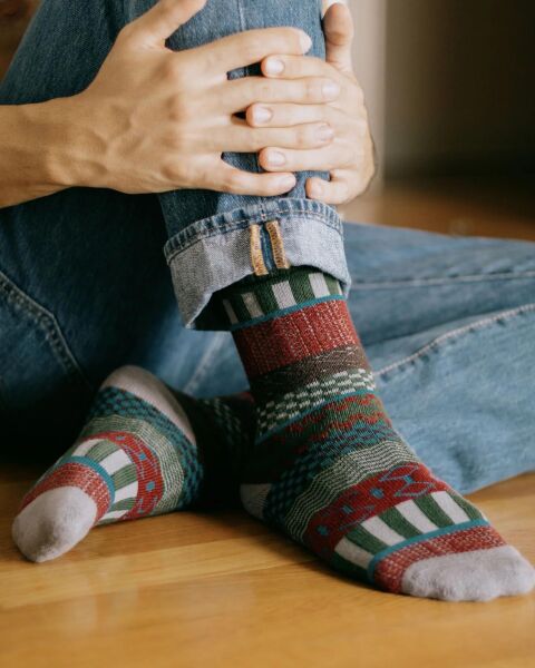 Polarstar İskandi̇nav Tarzi Isi Derecesi̇ Yüksek Erkek Çorap 5 Adet