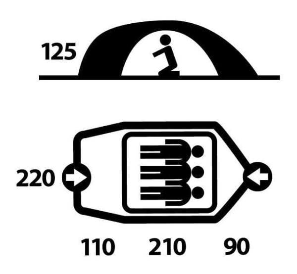 Husky Bizon Yesil 3 Kisilik Cadir