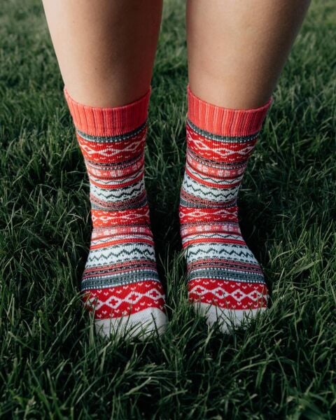 Polarstar İskandi̇nav Tarzi Isi Derecesi̇ Yüksek Kadin Çorap 5 Adet