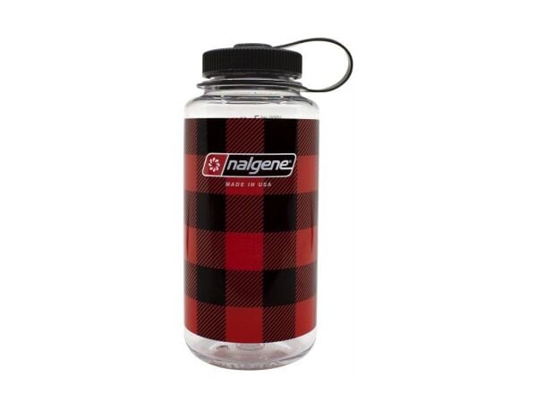 NALGENE 32 oz RED PLAİD MATARA