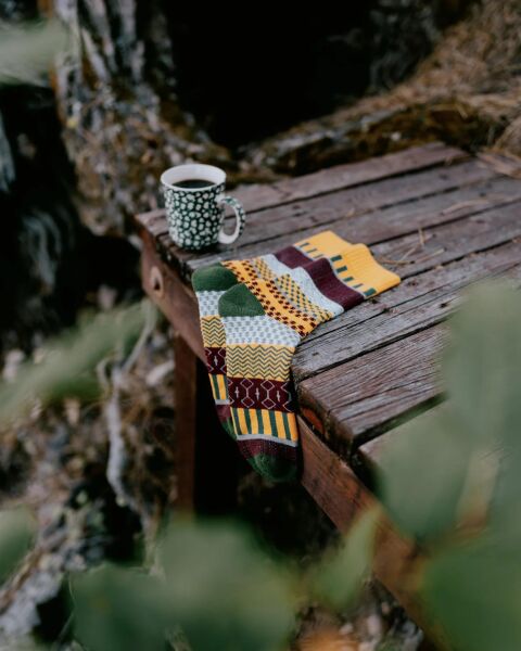 Polarstar İskandi̇nav Tarzi Isi Derecesi̇ Yüksek Kadin Çorap 5 Adet