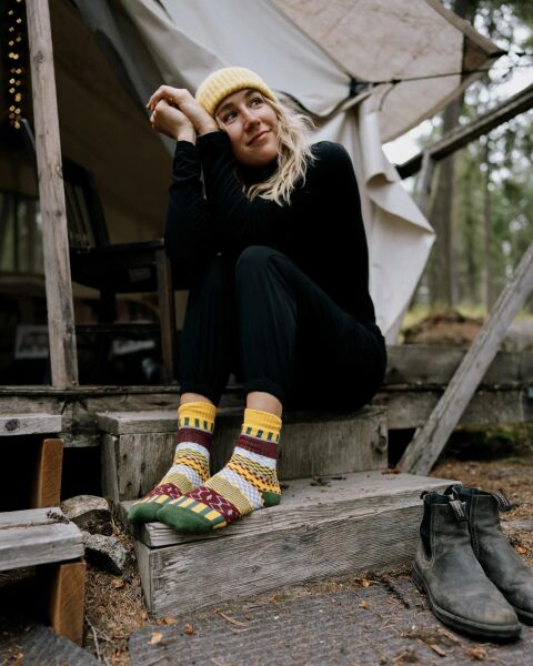 Polarstar İskandi̇nav Tarzi Isi Derecesi̇ Yüksek Kadin Çorap 5 Adet