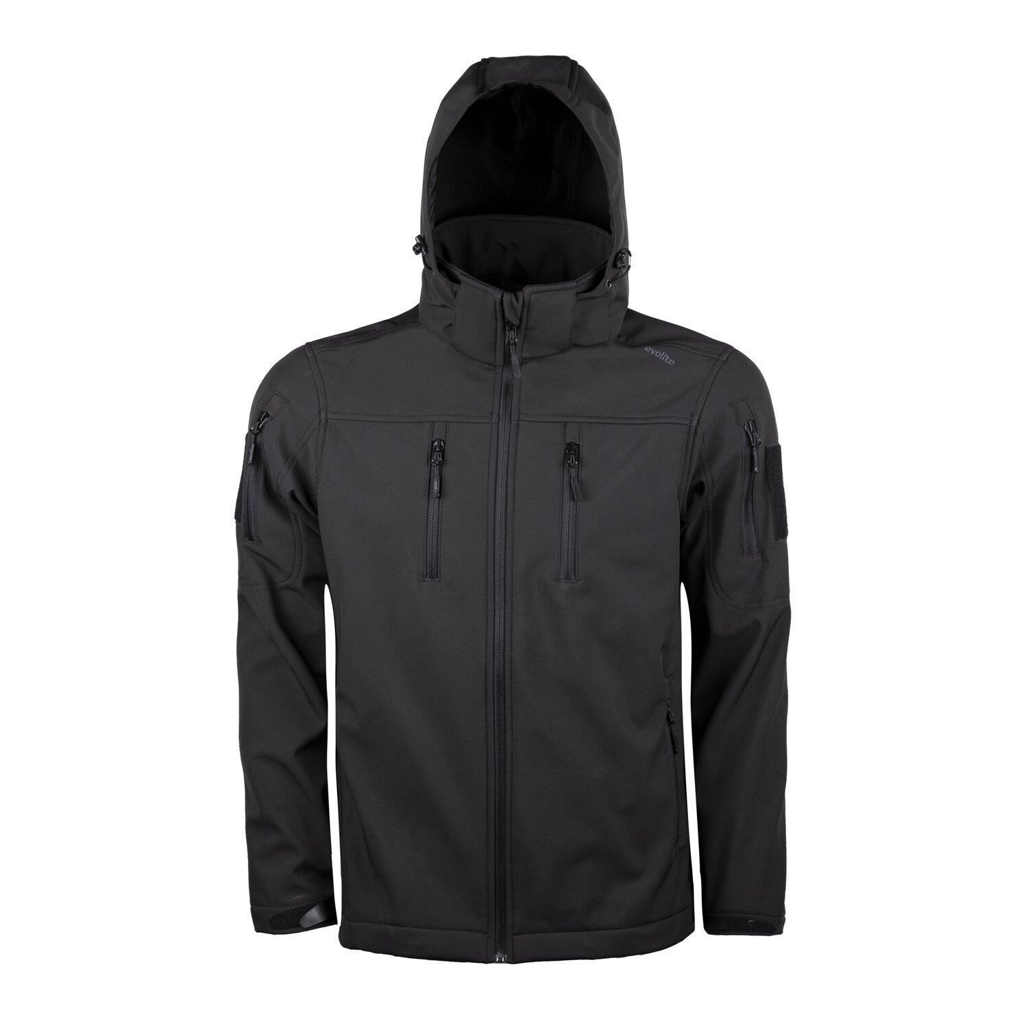 EVOLİTE ALPHA TACTİCAL  SOFTSHELL ERKEK OUTDOOR MONT SİYAH