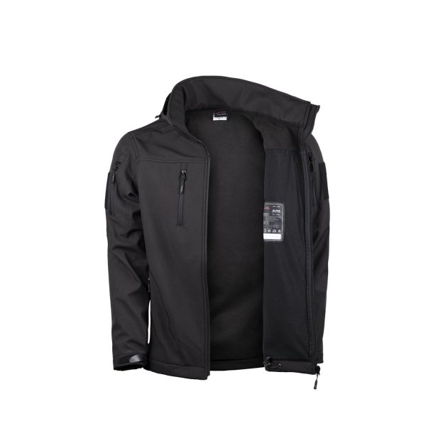 EVOLİTE ALPHA TACTİCAL  SOFTSHELL ERKEK OUTDOOR MONT SİYAH