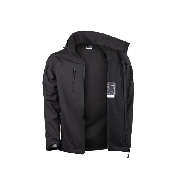 EVOLİTE ALPHA TACTİCAL  SOFTSHELL ERKEK OUTDOOR MONT SİYAH