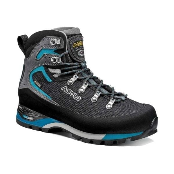 Asolo Corax Black/Peacock Blue Gore-Tex Outdoor Kadın Bot