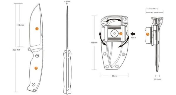 Ruike F118-g Biçak