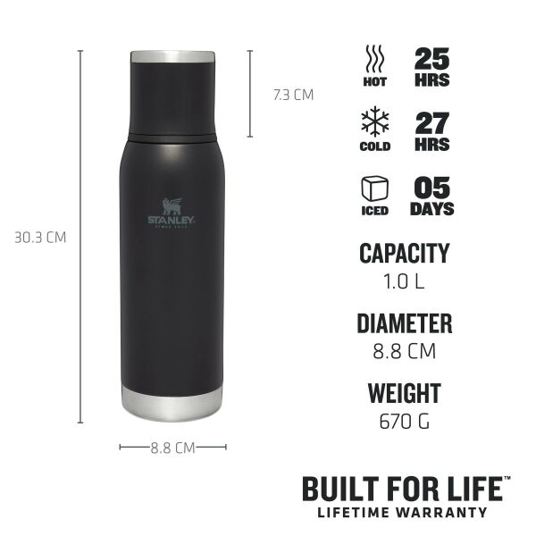 STANLEY THE ADVENTURE TO-GO BOTTLE - 1L- SİYAH