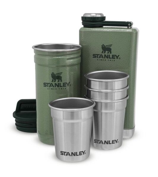 Stanley Shot Glass +flask Set Yeşi̇l