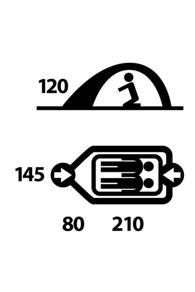 Bızam Plus Yesıl 2 Kısılık Cadır