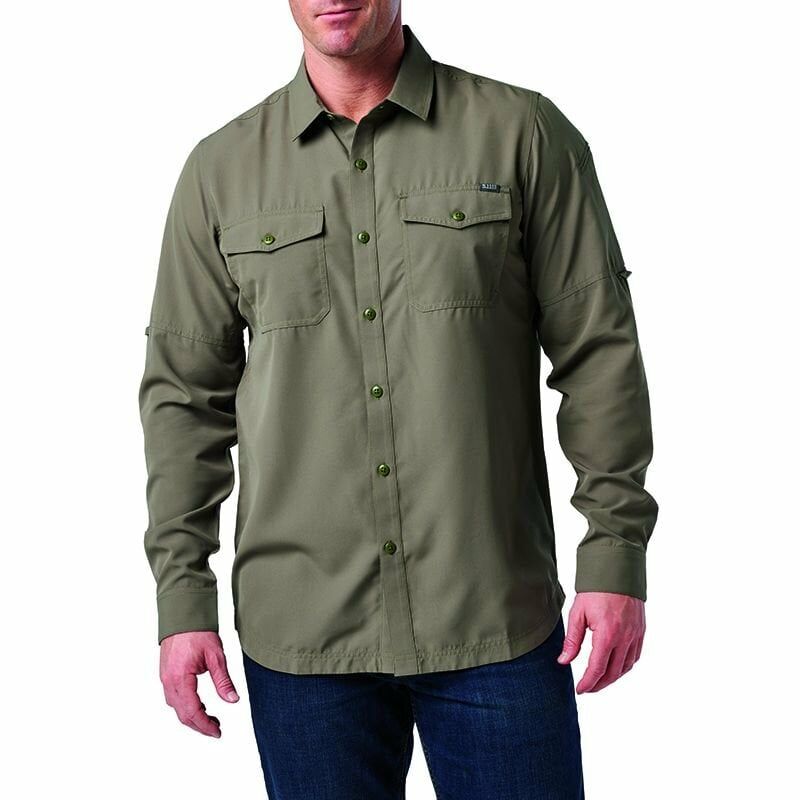 5.11 MARKSMAN L/S ACIK YESIL GOMLEK