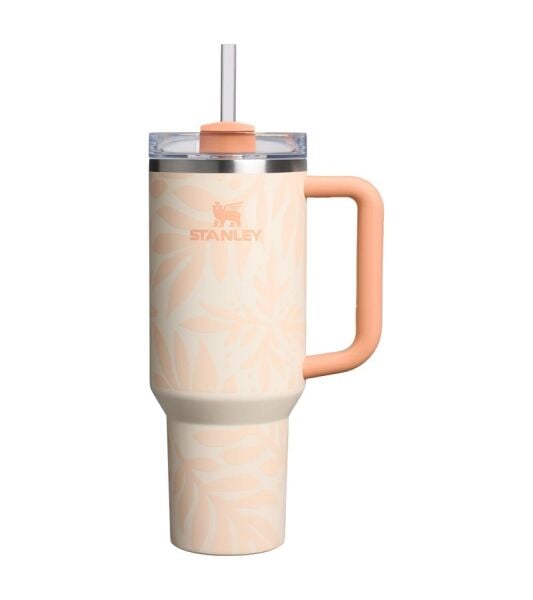 Stanley The Quencher H2.O FlowState Tumbler 1.18 Litre Aprıcot Palms