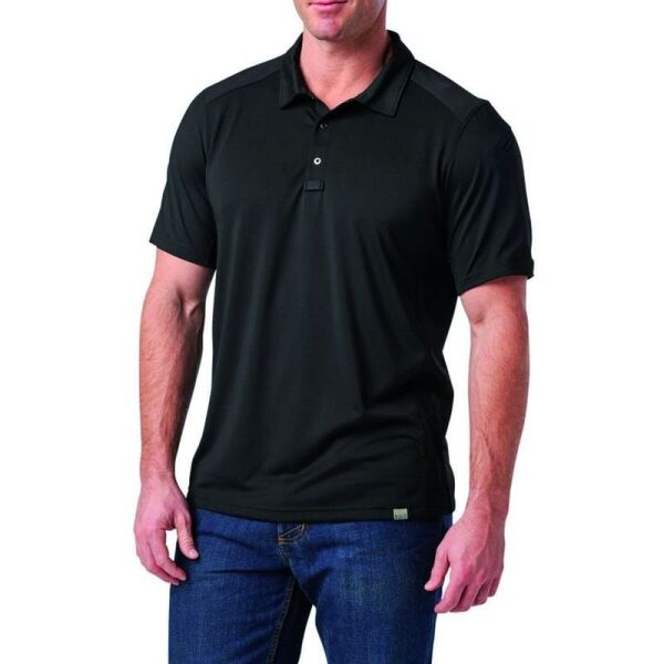 5.11 Paramount Crest Polo Kisa Kol Siyah Tisort