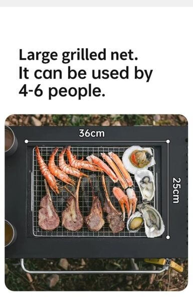 NATUREHİKE  MULTİFUNCTİONAL BARBECU KATLANIR MASALI