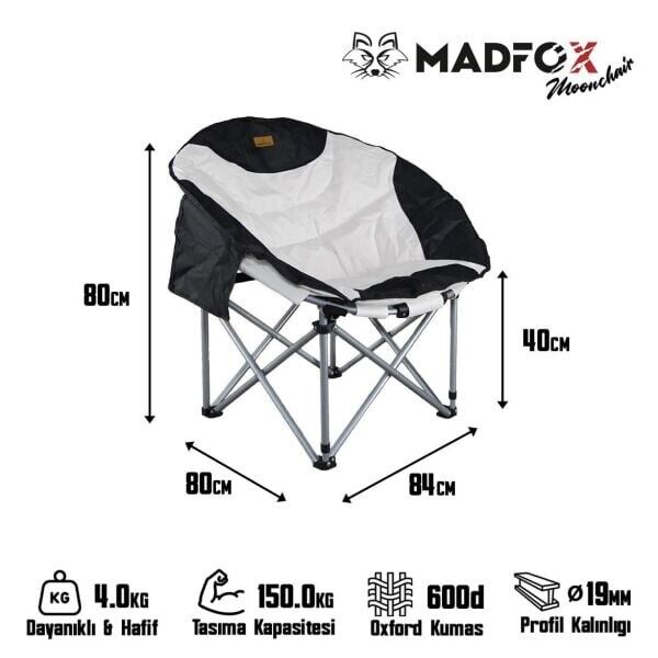 MADFOX MOONCHAİR DELUXE KATLANIR KAMP SANDALYESİ