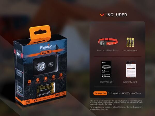 Feni̇x Hl16 450 Lümen Kafa Feneri̇