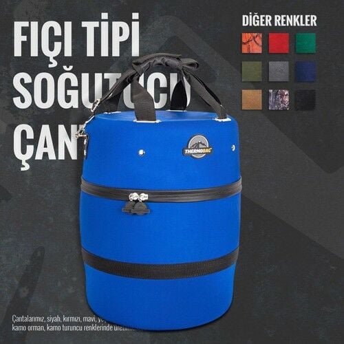 Thermobag Fıçı Tipi Soğutucu Termos Çanta Buzluk 14 Lt