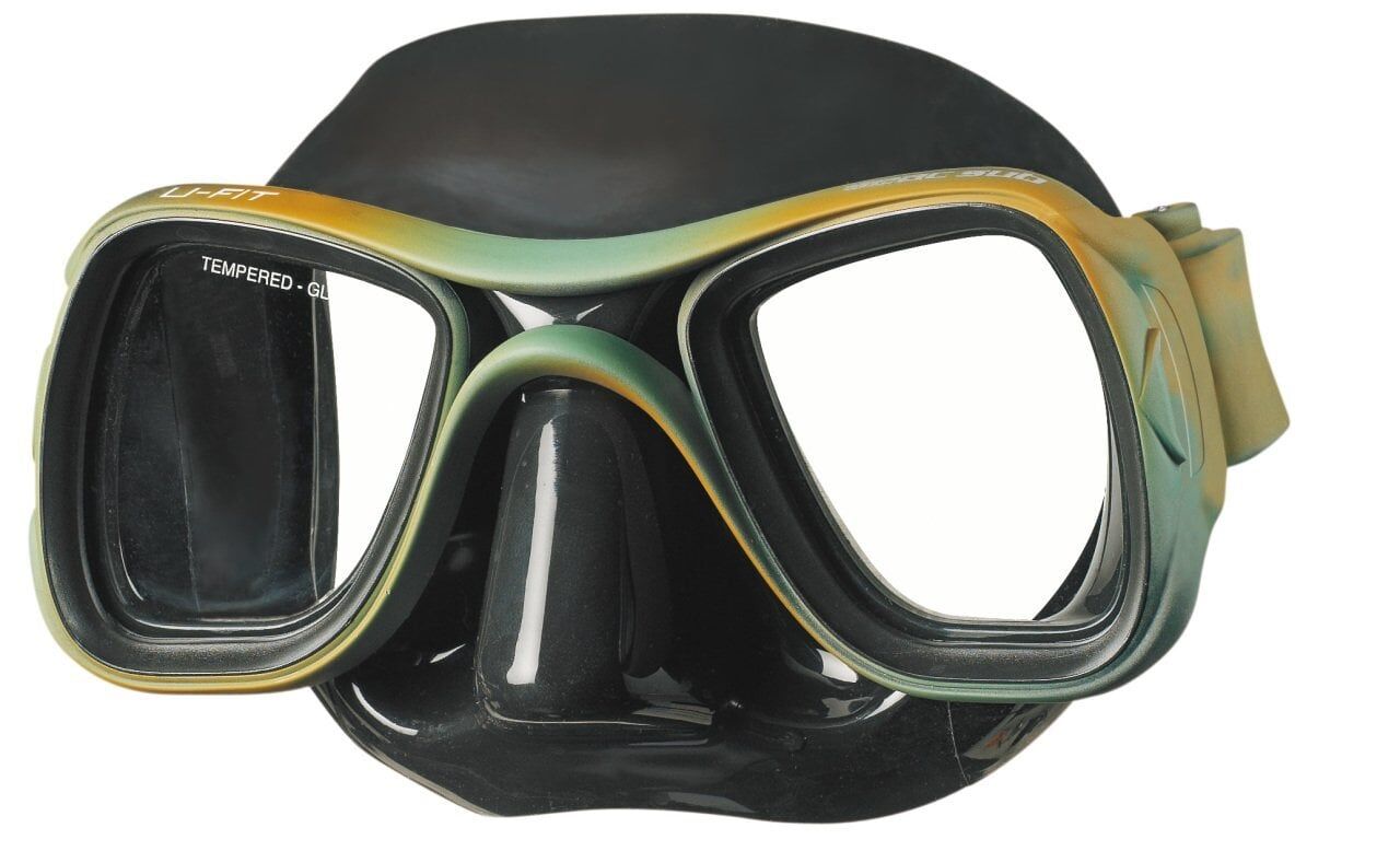 Seac Sub Maske U-fit (siyah Slk./combat Cerceve)