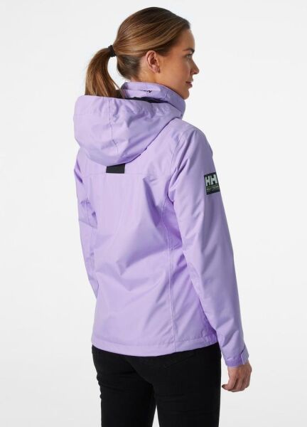 HELLY HANSEN CREW HOODED MIDLAYER JACKET KAPÜŞONLU LEYLAK KADIN