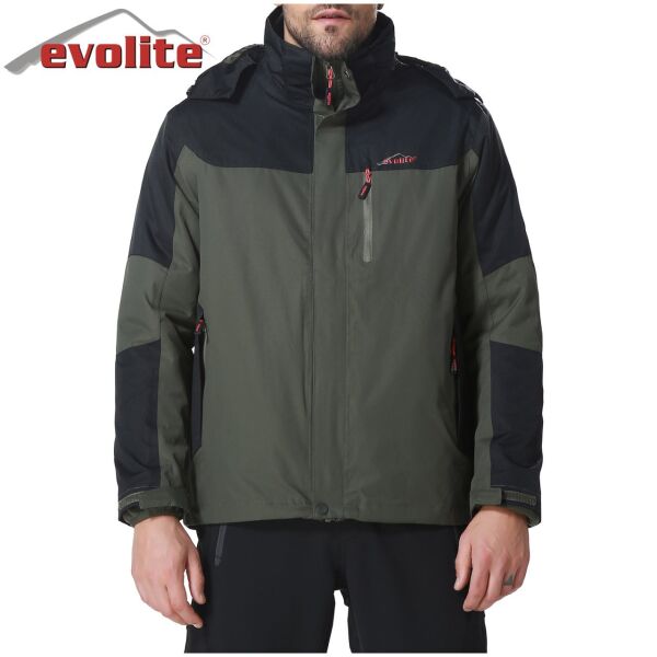 Evolite Diva Erkek 3in1 Haki/Siyah Mont