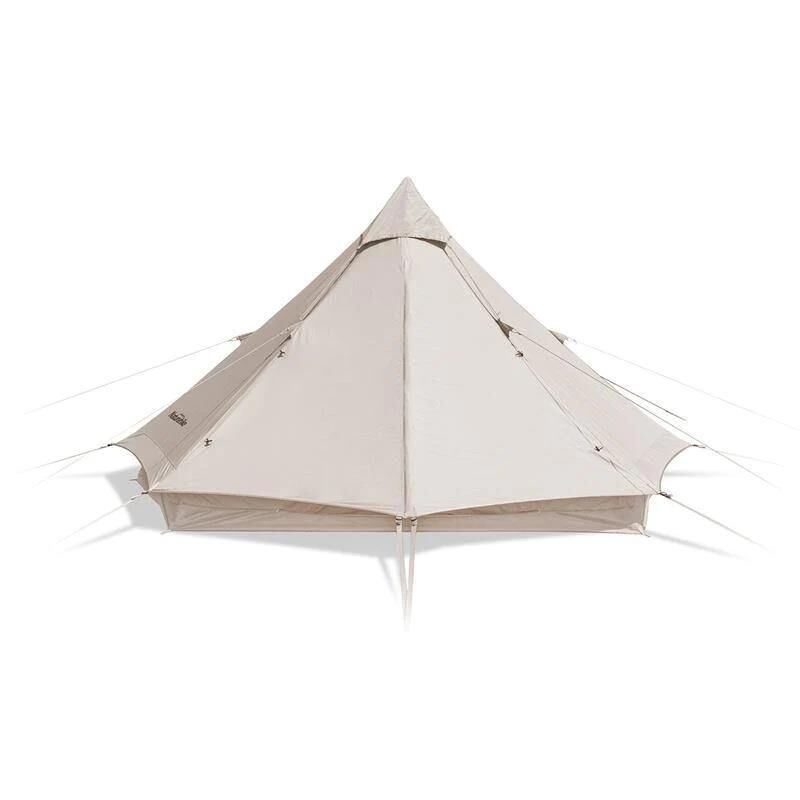 NATUREHİKE BRIGHTEN 6.4 Piramit 4 Kişilik KANVAS Pamuk Glamping Çadırı