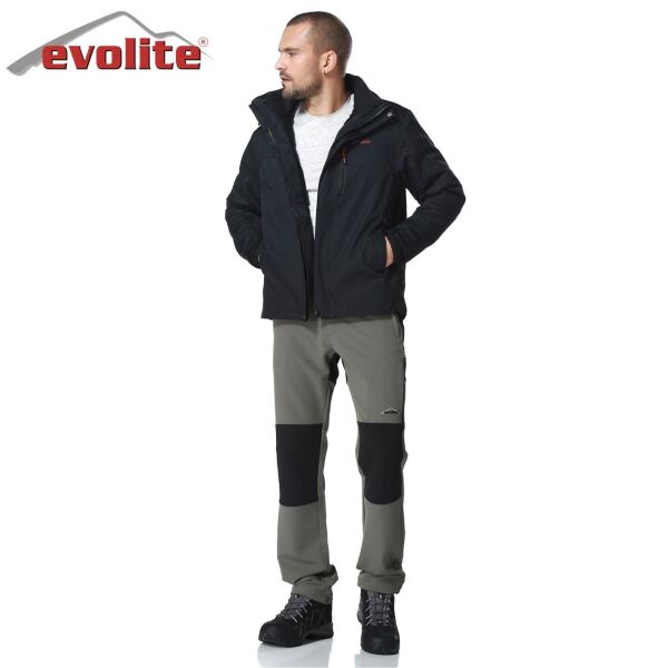 Evolite Diva Erkek 3in1 Siyah Mont