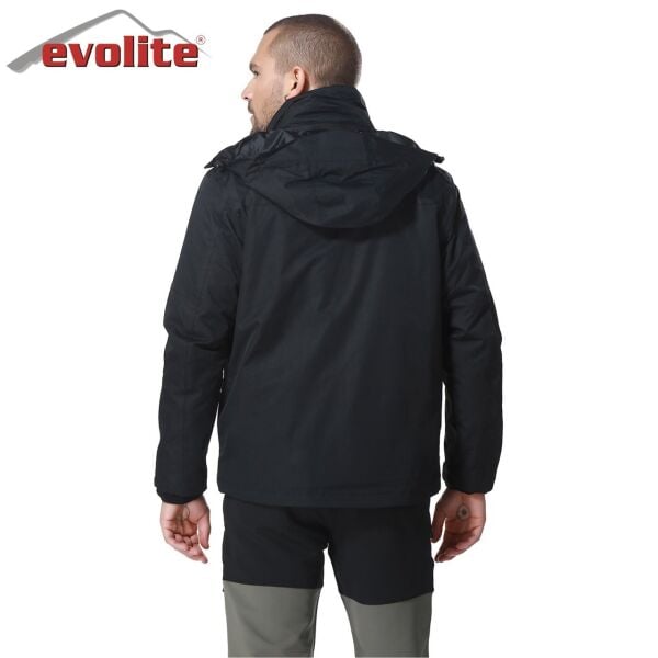 Evolite Diva Erkek 3in1 Siyah Mont