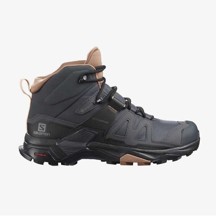 Salomon X Ultra 4 Mid Gtx W E Kadın Ayakkabı Siyah