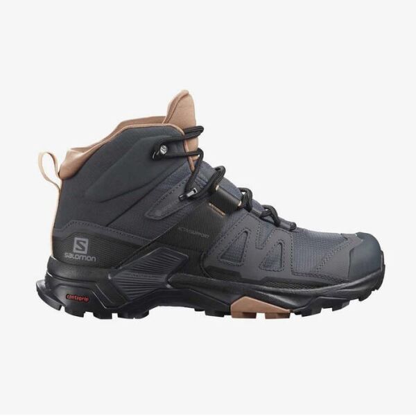 Salomon X Ultra 4 Mid Gtx W E Kadın Ayakkabı Siyah