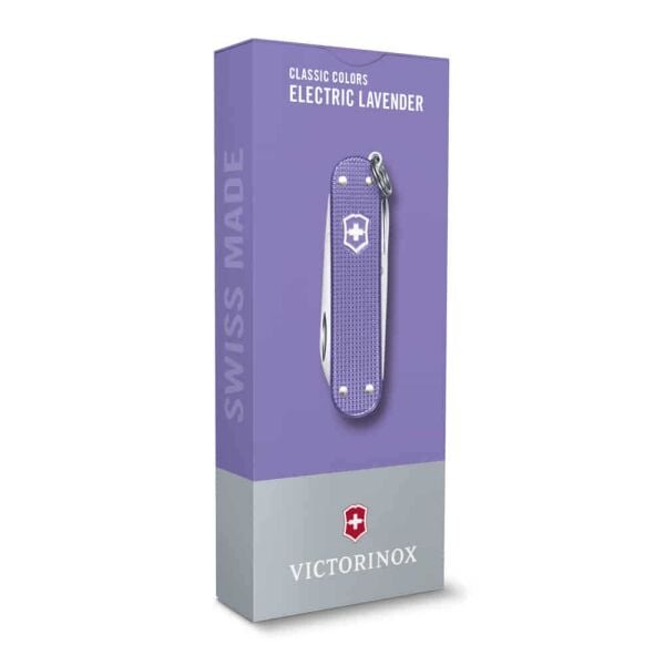 VİCTORİNOX 06221223G ELECTRİC LAVANDER CLASSİC ALOX ÇAKI