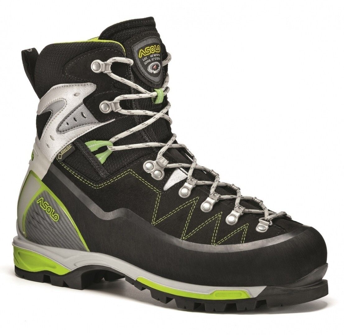 Asolo Alta Via Black/Green Gore-Tex Dağcılık Botu