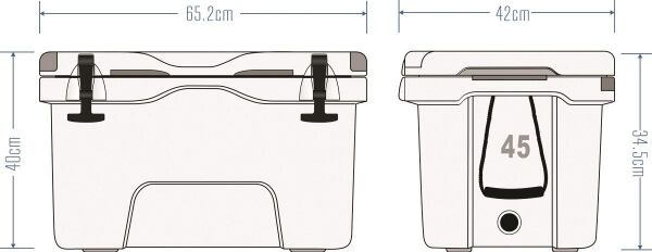 IcePeak Aden Plus Buzluk 45 Litre