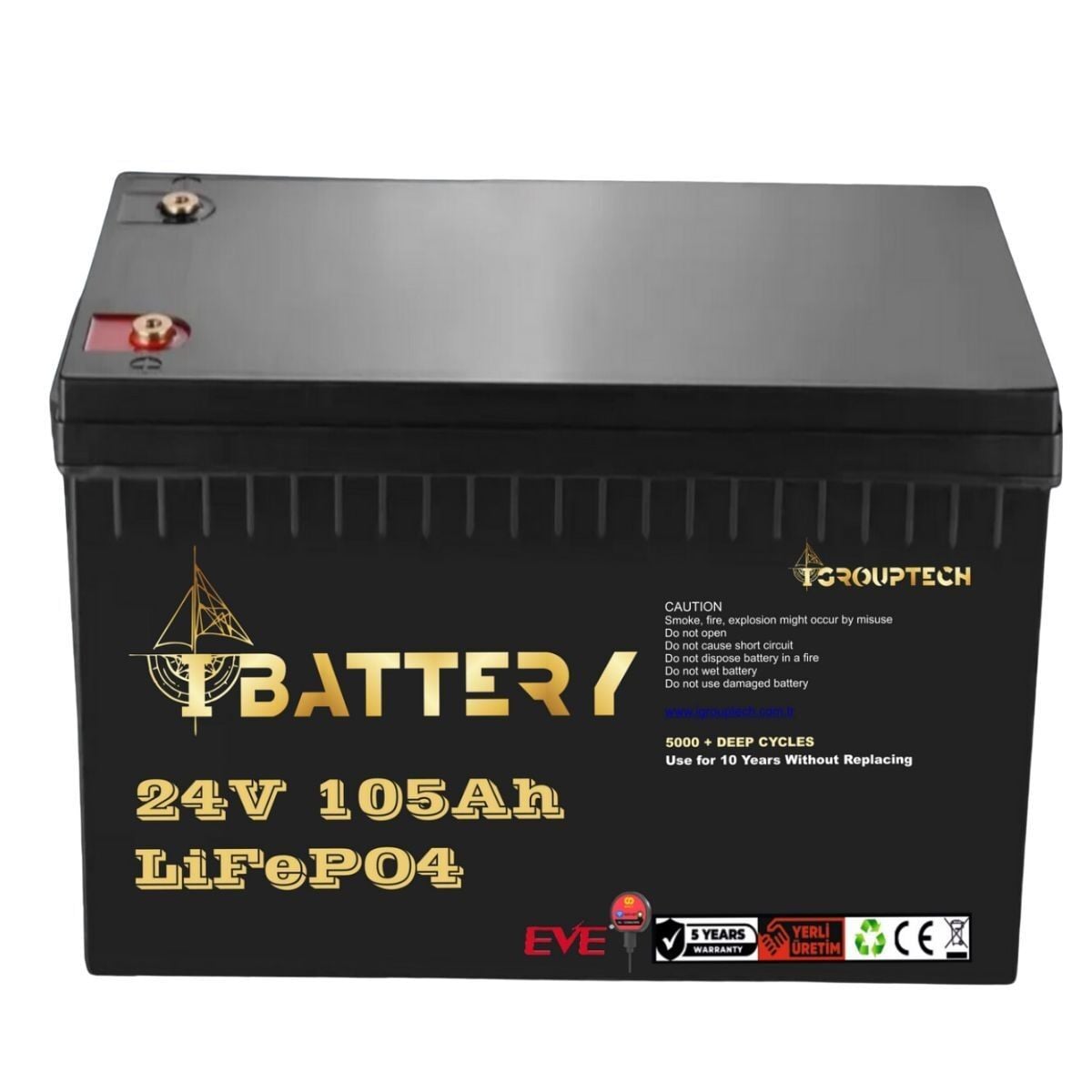 Ibattery Lifepo4 24v 105a Pri̇zmati̇k Hücreli̇ Akü