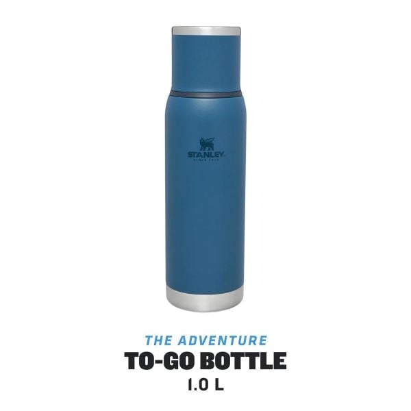 STANLEY ADVENTURE TO-GO ÇELİK TERMOS 1 LİTRE LACİVERT