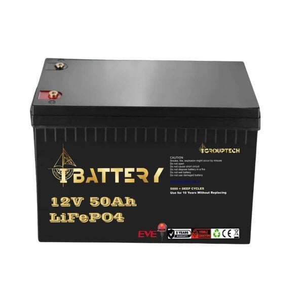 Ibattery Lifepo4 12v 50a Pri̇zmati̇k Hücreli̇ Akü