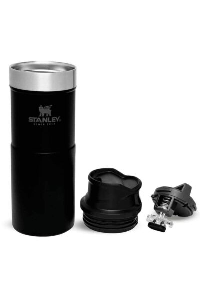 Klasik Trigger-Action Siyah Termos Bardak 0.35 LT
