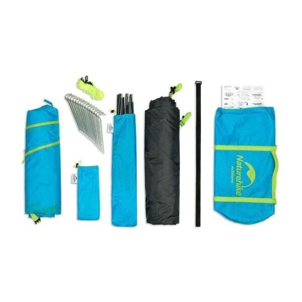 NATUREHIKE P-SERİSİ 2 KİŞİLİK KAMP ÇADIRI MAVİ