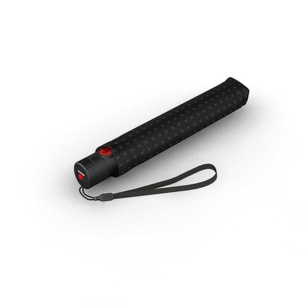Knirps Ultralight Duomatic Şemsiye Desenli Siyah