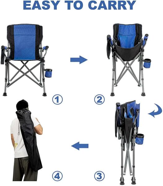 madfox roxy katlanır kamp sandalyesi lacivert renk