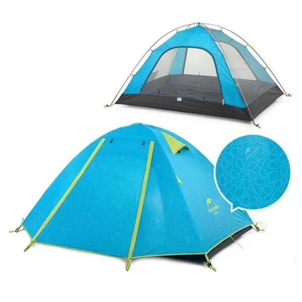 NATUREHIKE P-SERİSİ 3 KİŞİLİK KAMP ÇADIRI MAVİ