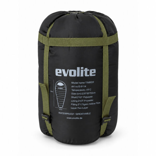 Evolite Timber -15°C Uyku Tulumu - Haki