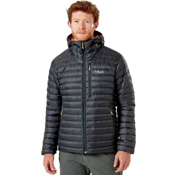 Rab Mi̇croli̇ght Alpi̇ne Kaz Tüyü Ceket Si̇yah Renk