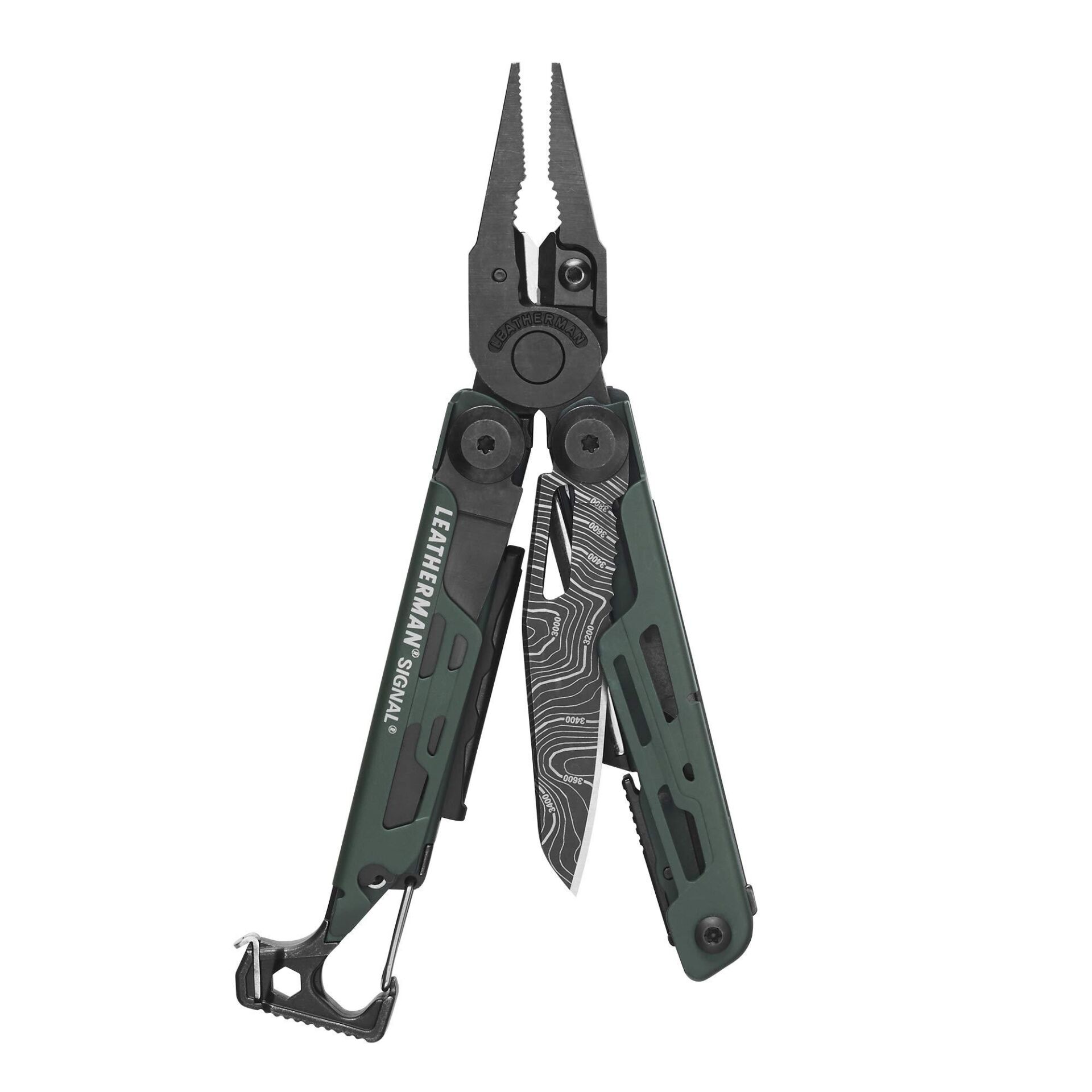 Leatherman Si̇gnal Green Topo Blade Multi̇ Tool