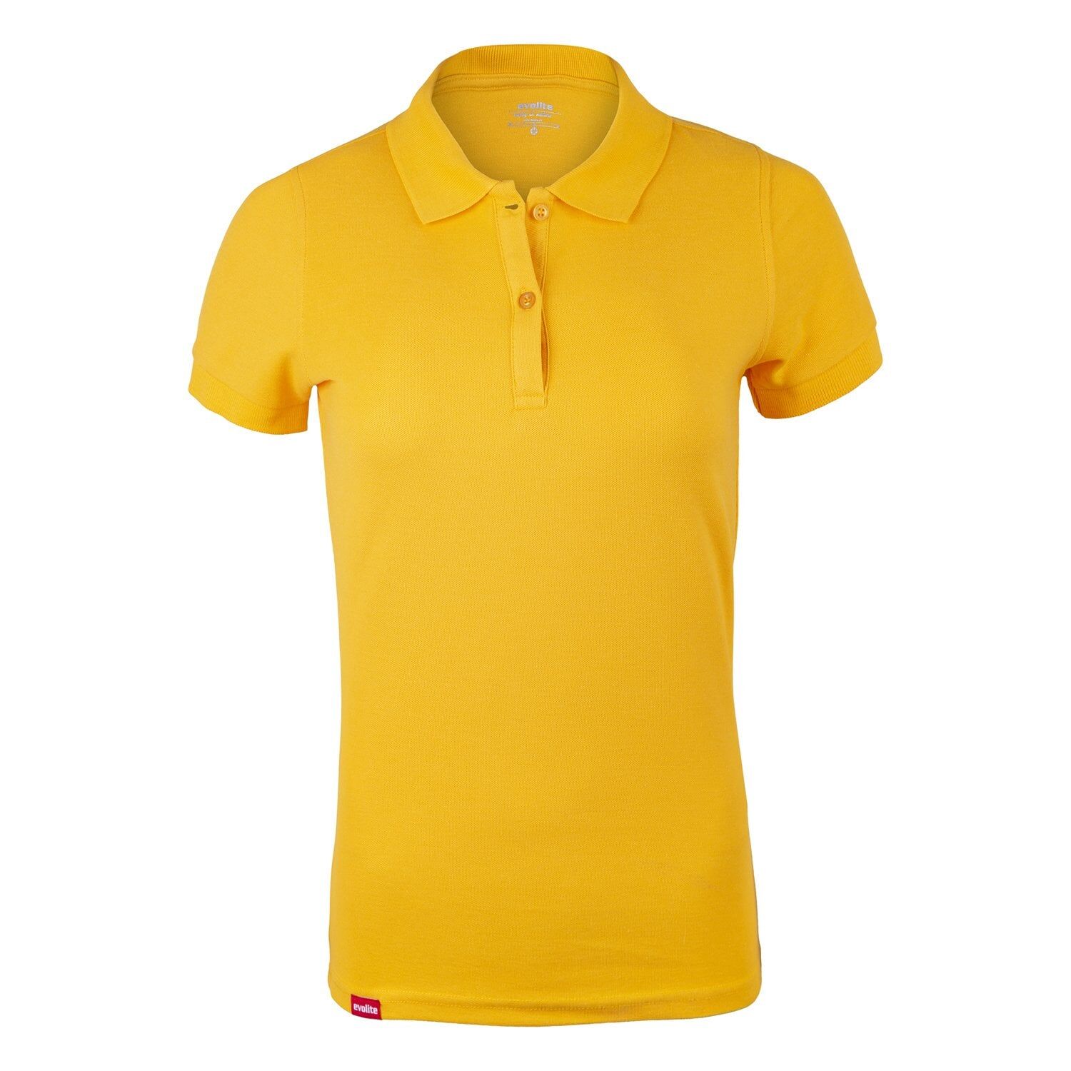Evolite DeepRaw Kadın Polo T-Shirt - Sarı