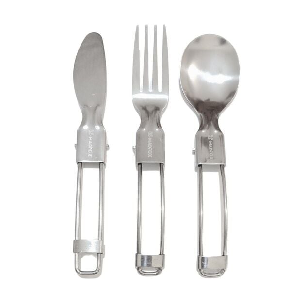 Madfox Heavy Duty 3IN1 Katlanır Çatal Kaşık Bıçak Seti