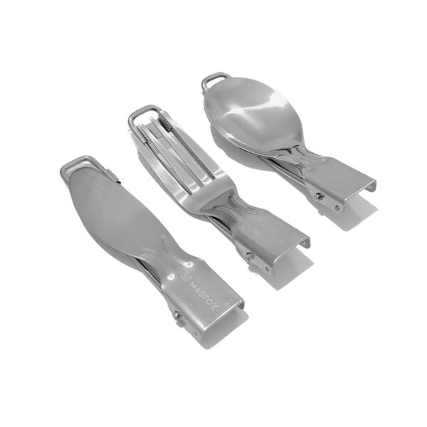 Madfox Heavy Duty 3IN1 Katlanır Çatal Kaşık Bıçak Seti
