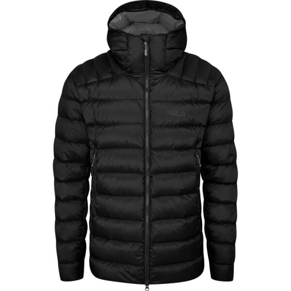 Rab Electron Pro Kapüşonlu Kaz Tüyü Mont Si̇yah Renk