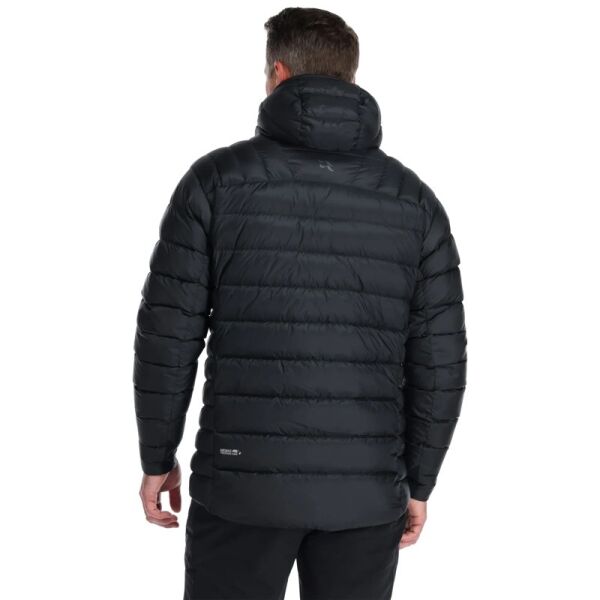 Rab Electron Pro Kapüşonlu Kaz Tüyü Mont Si̇yah Renk